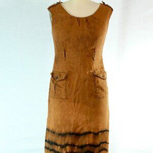 Merona upcycled tie dye dress size 8